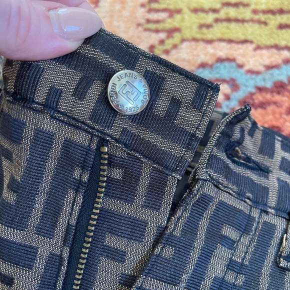 Fendi Zucca Pattern Trousers - Picture 7 of 9